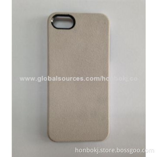 new fashion IMD PC case with good handle Microfiber surface for iPhone 5s